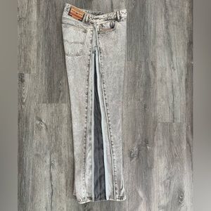 DIESEL size zipper stone washed jeans